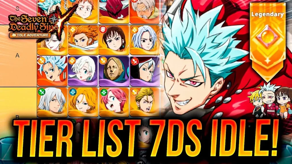 Seven Deadly Sins Idle Adventure Tier List