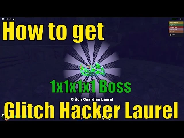 HOW TO GET GLITCH GUARDIAN LAUREL IN THE BOSS FIGHT